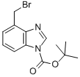 Tert-butyl 4-(bromomethyl)-1h-benzimidazole-1-carboxylate Structure,132873-77-9Structure