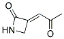 2-Azetidinone, 3-(2-oxopropylidene)-(9ci) Structure,132880-09-2Structure