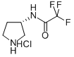 (3S)-(-)-3-(trifluoroacetamido)pyrrolidine hydrochloride Structure,132883-43-3Structure