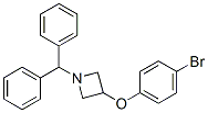 3-(4-Bromophenoxy)-1-(diphenylmethyl)-azetidine Structure,132924-50-6Structure