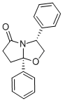 (3R-cis)-3,7a-Diphenyltetrahydropyrrolo-[2,1-b]oxazol-5(6H)-one Structure,132959-39-8Structure