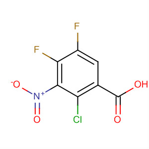 2-Chloro-4,5-difluoro-3-nitrobenzoic acid Structure,132992-44-0Structure