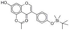 5-O-acetyl-4’-o-tert-butyldimethylsilyl genistein Structure,1330249-25-6Structure