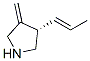 Pyrrolidine, 3-methylene-4-(1-propenyl)-, [s-(e)]- (9ci) Structure,133117-03-0Structure