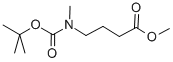 Methyl 4-(tert-butoxycarbonyl(methyl)amino)butanoate Structure,133171-74-1Structure