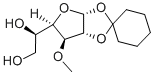 1,2-O-Cyclohexylidene-3-O-methyl-α-D-glucofuranose Structure,13322-87-7Structure