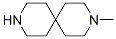 3-Methyl-3,9-diazaspiro[5.5]undecane Structure,13323-45-0Structure