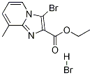 3-Bromo-8-methyl-imidazo[1,2-a]pyridine-2-carboxylic acid ethyl ester hydrobromide Structure,1332589-38-4Structure