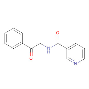 N-(2-oxo-2-phenylethyl)-3-pyridinecarboxamide Structure,13337-77-4Structure