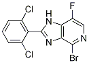 4-Bromo-2-(2,6-dichlorophenyl)-7-fluoro-1h-imidazo[4,5-c]pyridine Structure,1334411-83-4Structure