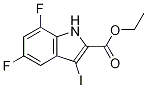 Ethyl 5,7-difluoro-3-iodo-1h-indole-2-carboxylate Structure,1334499-90-9Structure