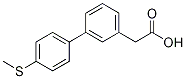 2-(4-(Methylthio)-[1,1-biphenyl]-3-yl)aceticacid Structure,1334500-01-4Structure