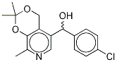 (+/-)-4-Chlorophenyl-5-[(3,4-isopropylidine)-2-methylpyridine]methanol Structure,133545-64-9Structure