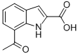 7-Acetyl-2-indolecarboxylicacid Structure,133738-76-8Structure