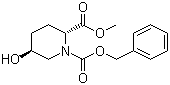 (2R-trans)-5-hydroxy-1,2-piperidinedicarboxylic acid 2-methyl 1-benzyl ester Structure,133808-76-1Structure