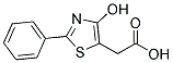 2-(4-Hydroxy-2-phenyl-1,3-thiazol-5-yl)acetic acid Structure,133834-03-4Structure