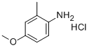 4-Methoxy-2-methylaniline, hcl Structure,133985-88-3Structure