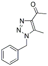 1-(1-Benzyl-5-methyl-1h-1,2,3-triazol-4-yl)-1-ethanone Structure,133992-60-6Structure