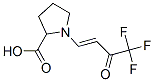 1-(4,4,4-Trifluoro-3-oxo-but-1-enyl)-pyrrolidine-2-carboxylic acid Structure,133992-80-0Structure