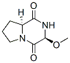 Pyrrolo[1,2-a]pyrazine-1,4-dione, hexahydro-3-methoxy-, (3s-trans)- (9ci) Structure,134023-31-7Structure