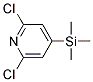 Pyridine, 2,6-dichloro-4-(trimethylsilyl)-(9ci) Structure,134031-23-5Structure