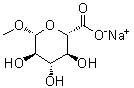 1-O-methyl-beta-d-glucuronic acid, sodium salt Structure,134253-42-2Structure