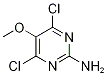 4,6-Dichloro-5-methoxy-2-pyrimidinamine Structure,13428-25-6Structure