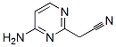 2-Pyrimidineacetonitrile, 4-amino- (9ci) Structure,134318-72-2Structure