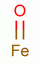 Iron(ii) oxide Structure,1345-25-1Structure