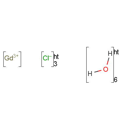 Gadolinium chloride hexahydrate Structure,13450-84-5Structure