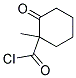 Cyclohexanecarbonyl chloride, 1-methyl-2-oxo-(9ci) Structure,134519-26-9Structure