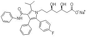 Atorvastatin sodium Structure,134523-01-6Structure