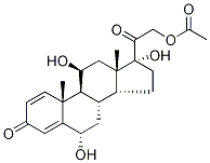 6Alpha-hydroxy prednisolone acetate Structure,134526-05-9Structure