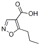 4-Isoxazolecarboxylicacid,5-propyl-(9ci) Structure,134541-04-1Structure