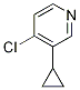 4-Chloro-3-cyclopropylpyridine Structure,1346544-23-7Structure