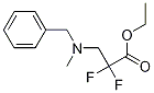 Ethyl 3-[benzyl(methyl)amino]-2,2-difluoropropanoate Structure,1346597-47-4Structure