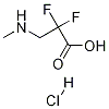 2,2-Difluoro-3-(methylamino)propanoic acid hydrochloride Structure,1346597-54-3Structure