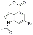 Methyl 1-acetyl-6-bromo-1h-indazole-4-carboxylate Structure,1346597-55-4Structure