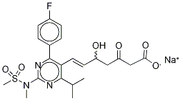 3-Oxo rosuvastatin sodium salt Structure,1346606-28-7Structure