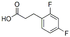 3-(2,4-Difluorophenyl)propionic acid Structure,134672-70-1Structure