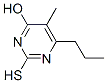 4-Hydroxy-5-methyl-6-n-propylpyrimidine-2-thiol Structure,134694-90-9Structure