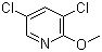 3,5-Dichloro-2-methoxypyridine Structure,13472-58-7Structure