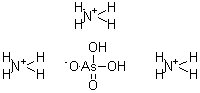 Ammonium orthoarsenate trihydrate Structure,13477-86-6Structure