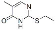 2-Ethylthio-5-methyl-3H-pyrimidin-4-one Structure,13480-95-0Structure