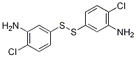 5-(2-(3-Amino-4-chlorophenyl)disulfanyl)-2-chlorobenzenamine Structure,1349338-07-3Structure