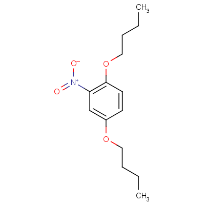 2,5-Di-n-butoxynitrobenzene Structure,135-15-9Structure