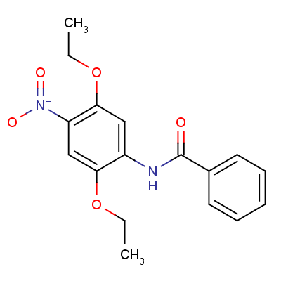 N-(2,5-diethoxy-4-nitrophenyl)benzamide Structure,135-41-1Structure