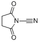 2,5-Dioxo-1-pyrrolidinecarbonitrile Structure,135205-66-2Structure