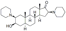 3beta-Hydroxy-2beta,16beta-dipiperidino-5-alpha-androstan-17-one Structure,13522-14-0Structure