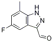 5-Fluoro-7-methyl-1h-indazole-3-carbaldehyde Structure,1352393-90-8Structure